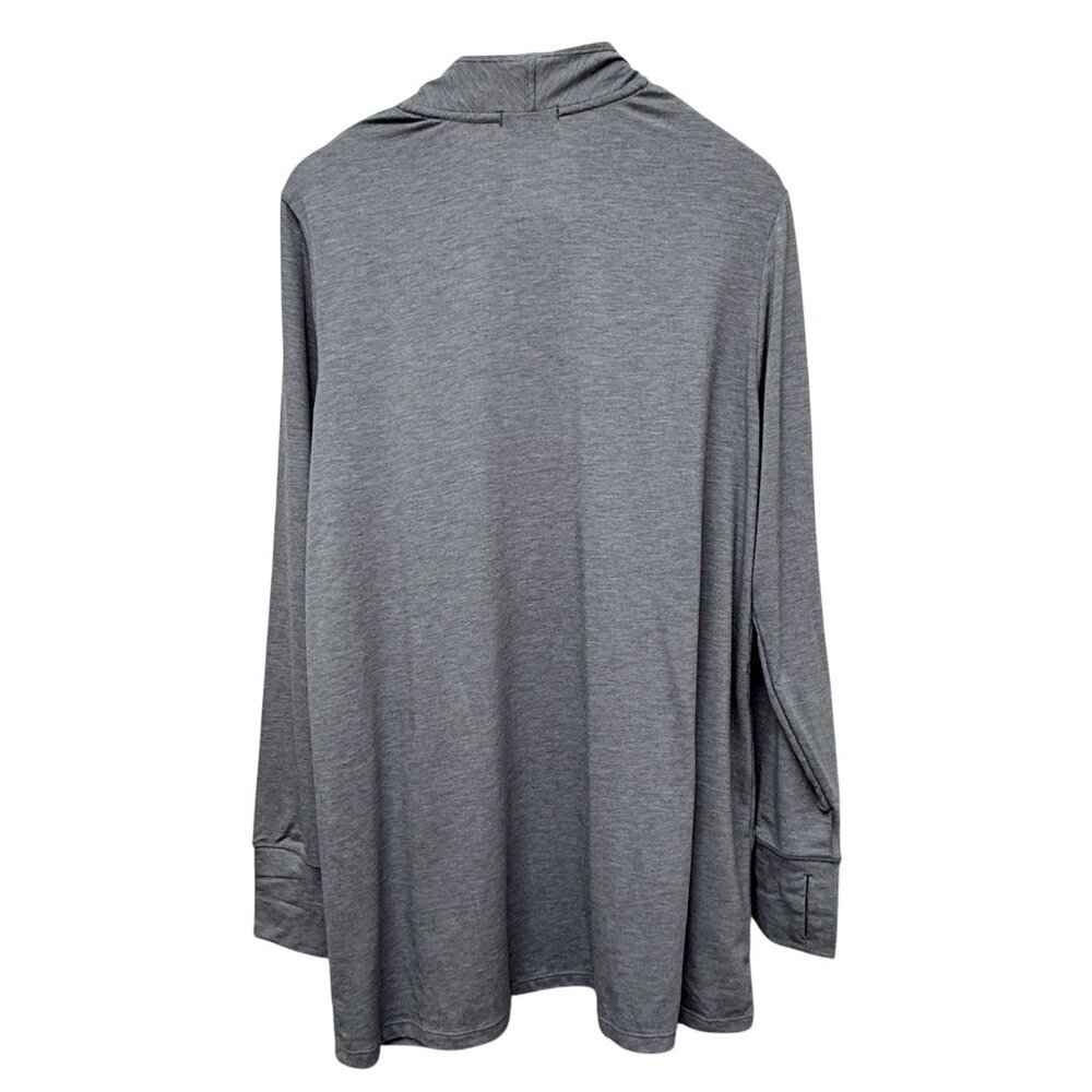Cuddl Duds Cardigan Shrug Size Large Gray Soft Stretch Womens Top - Picture 5 of 9